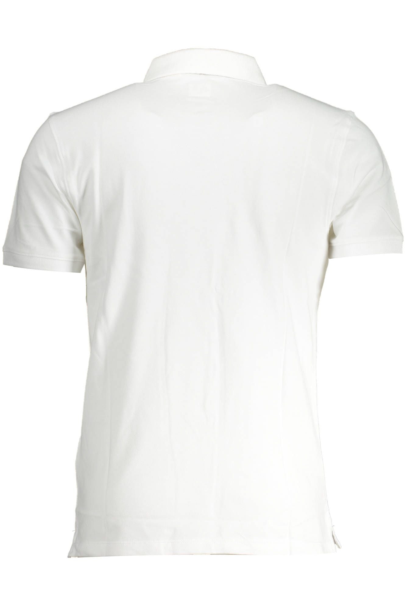 Chic White Slim-Fit Cotton Polo Shirt