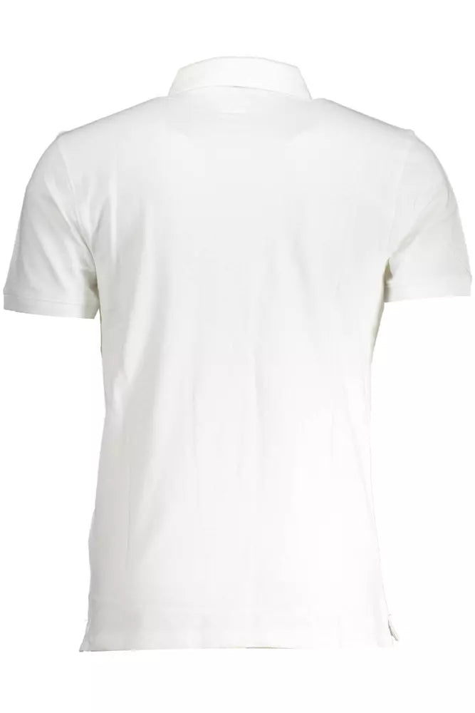 Chic Slim-Fit White Cotton Polo