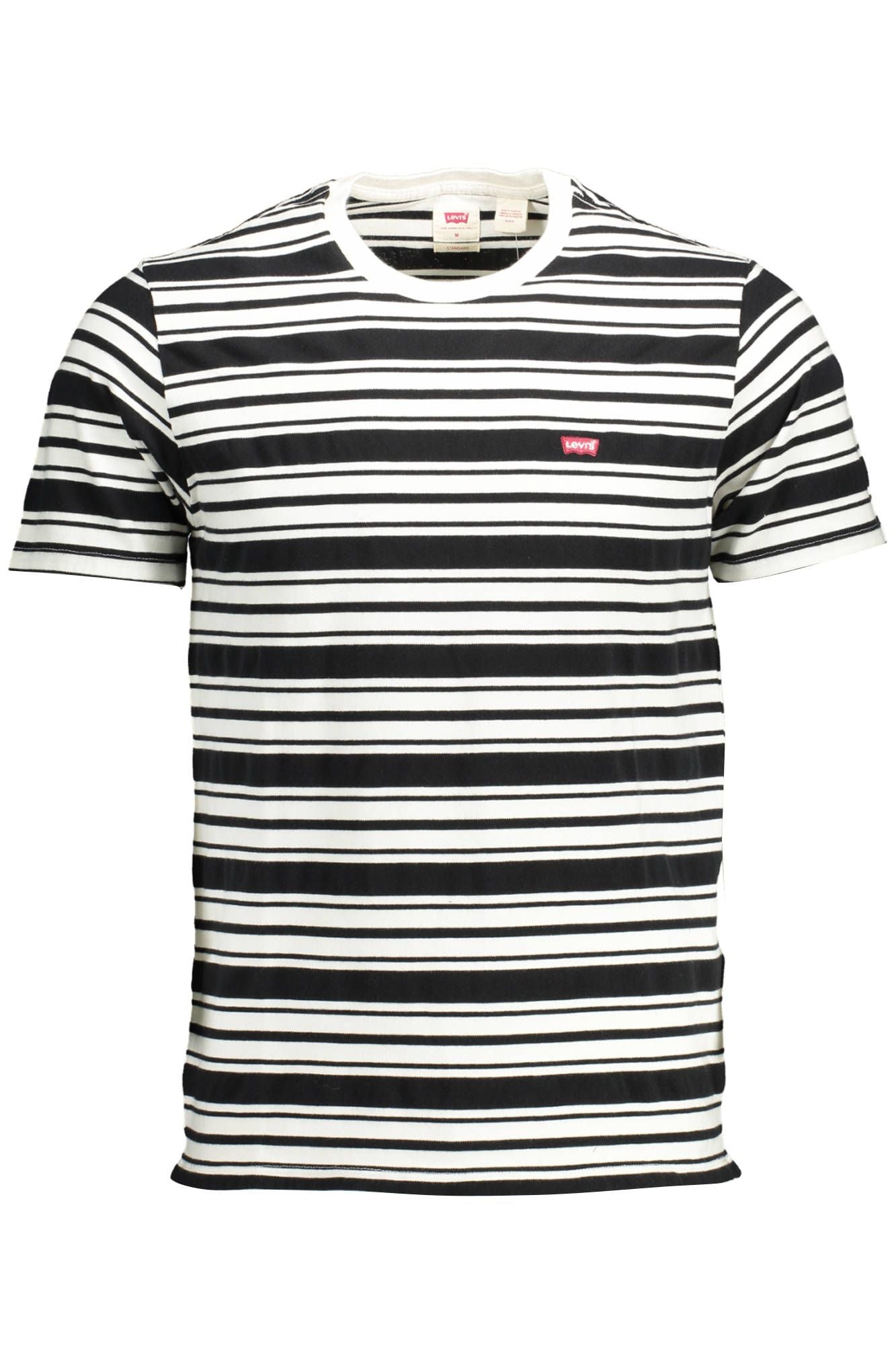 Classic Cotton White Tee with Logo Detail