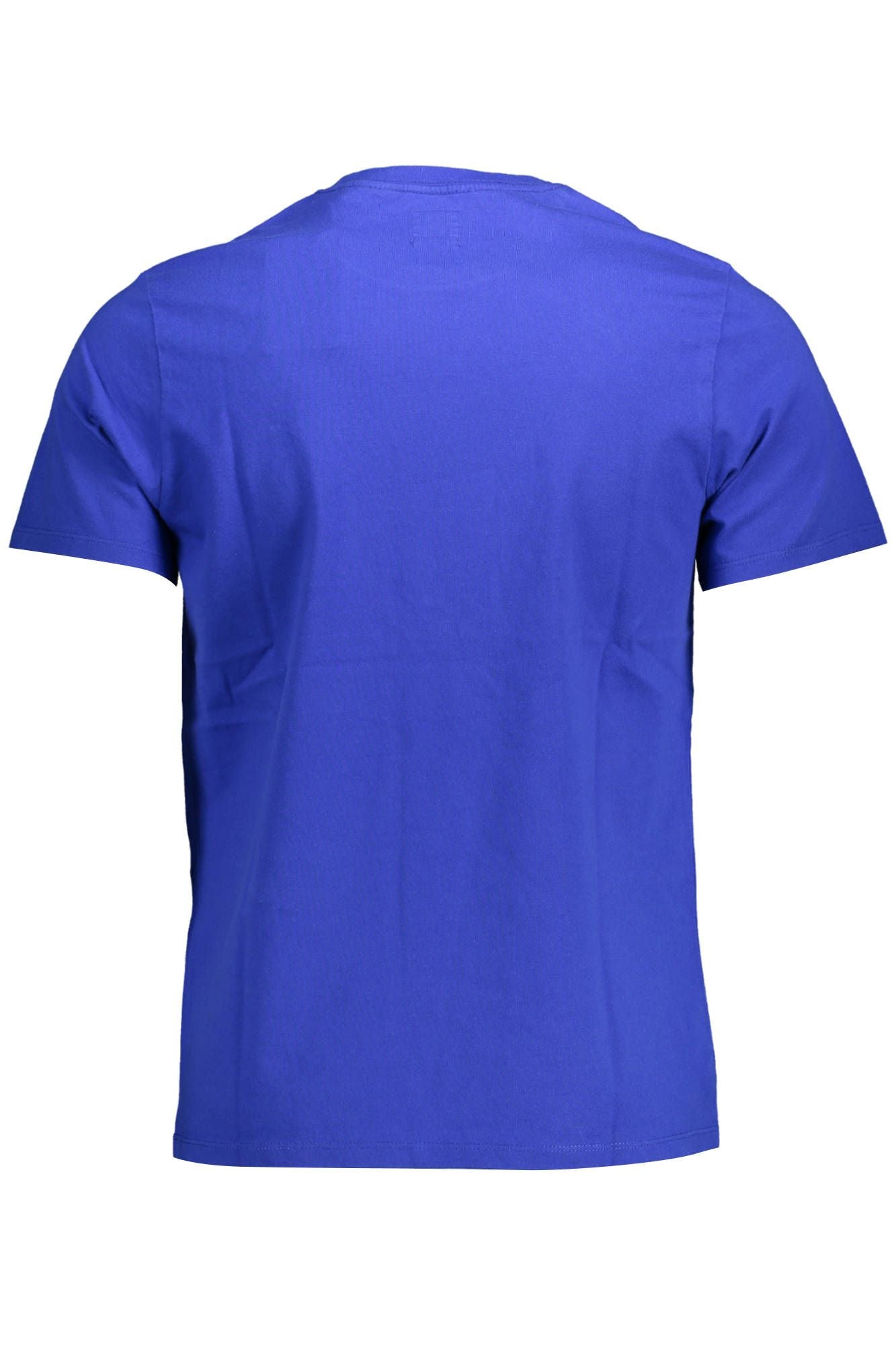 Classic Blue Cotton Logo Tee