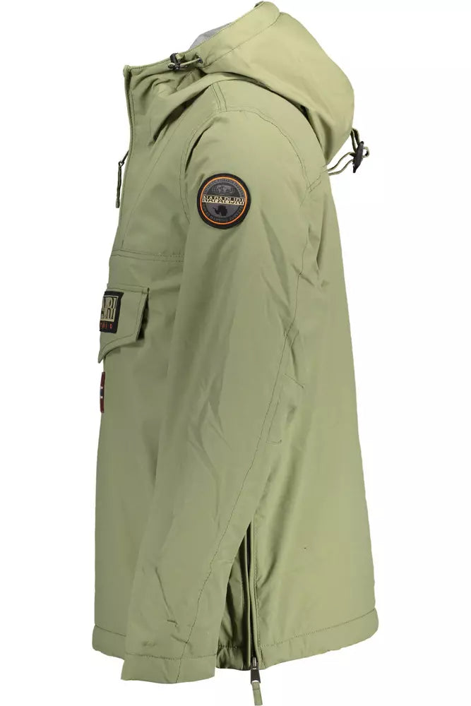 Eco-Conscious Rainforest Jacket in Green