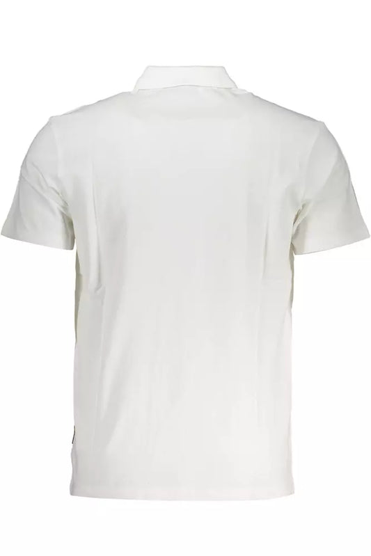 Elegant White Short-Sleeved Polo