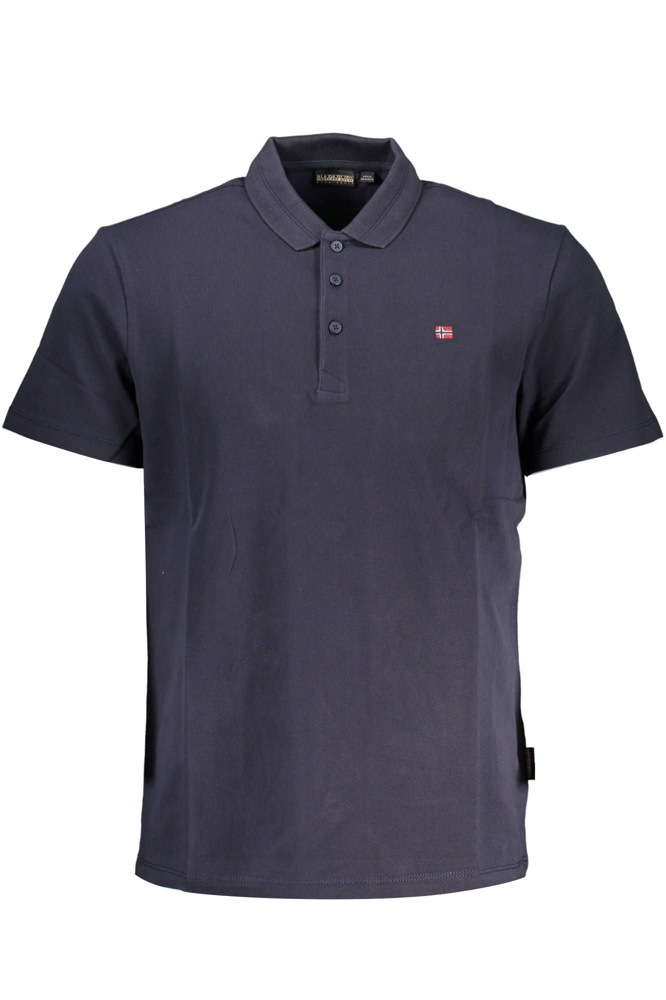 Elegant Blue Cotton Polo Shirt