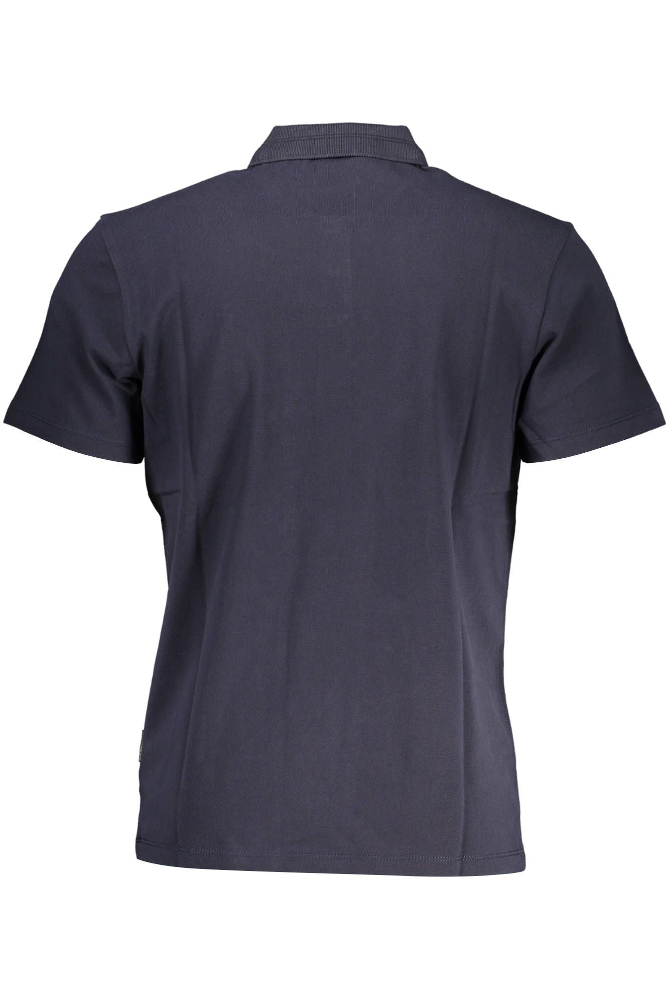 Elegant Blue Cotton Polo Shirt