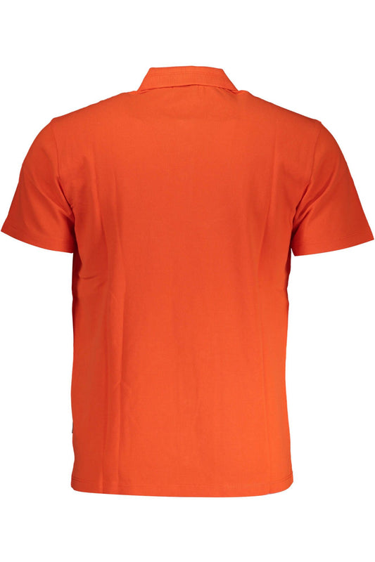 Elegant Short-Sleeved Red Polo Shirt