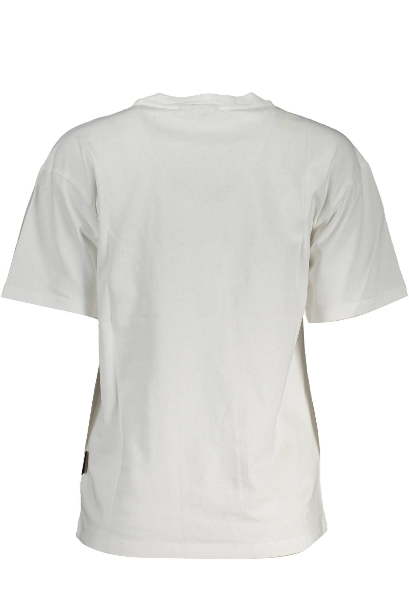 Chic White Logo Print T-Shirt
