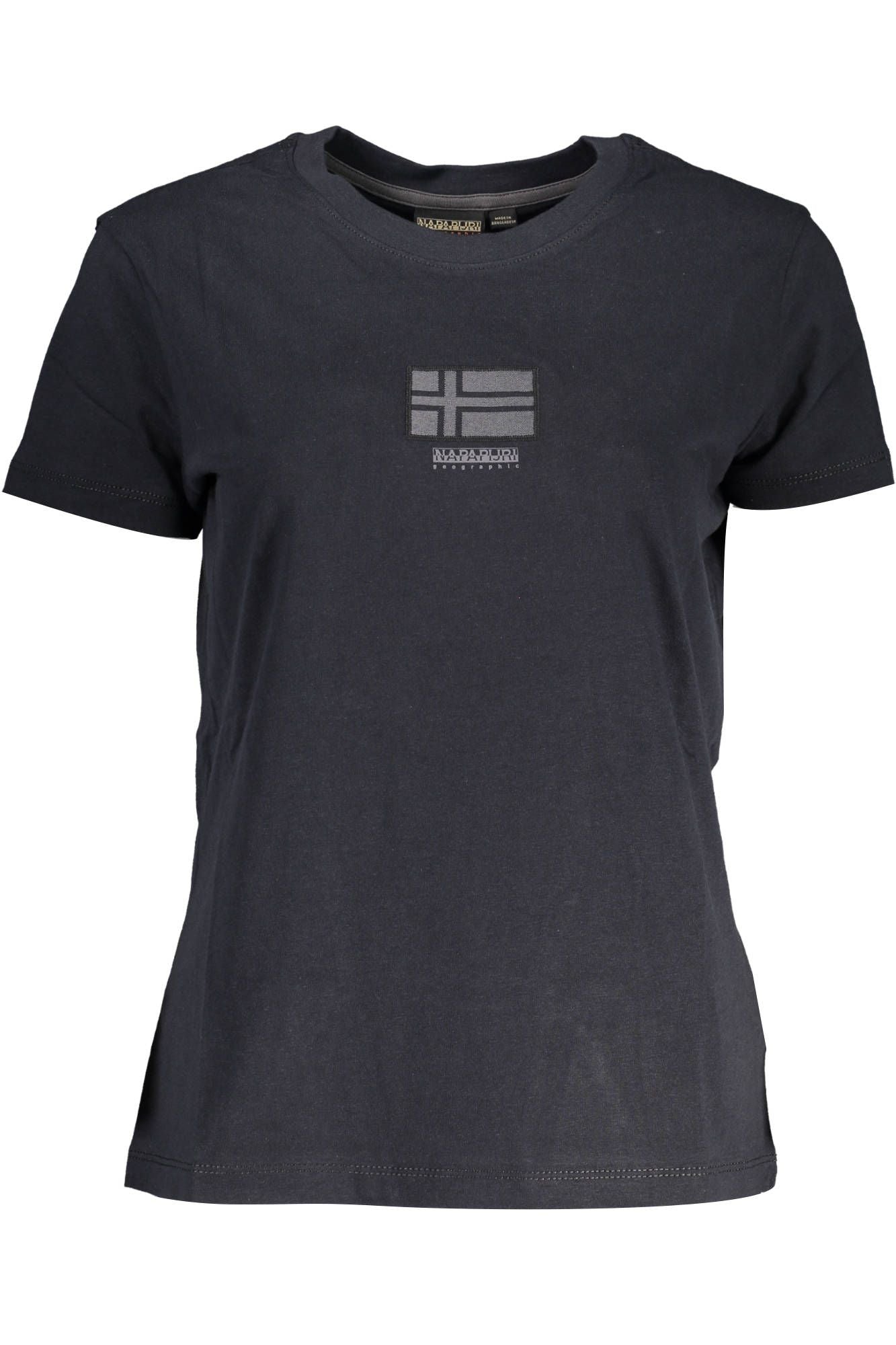 Chic Black Tee with Iconic Detailing