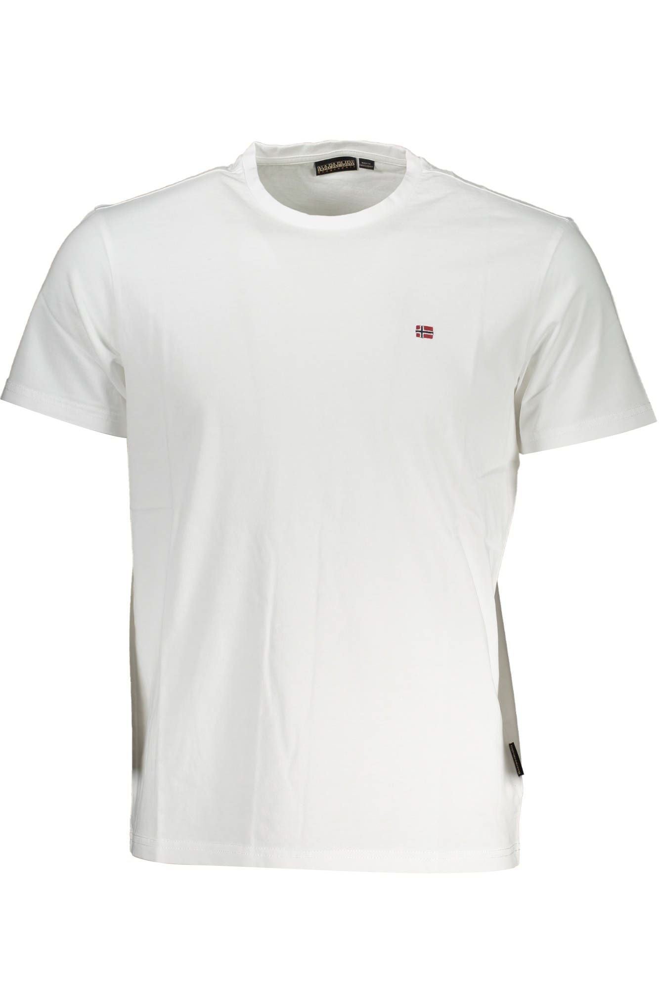 Elegant Embroidered White Tee for Men