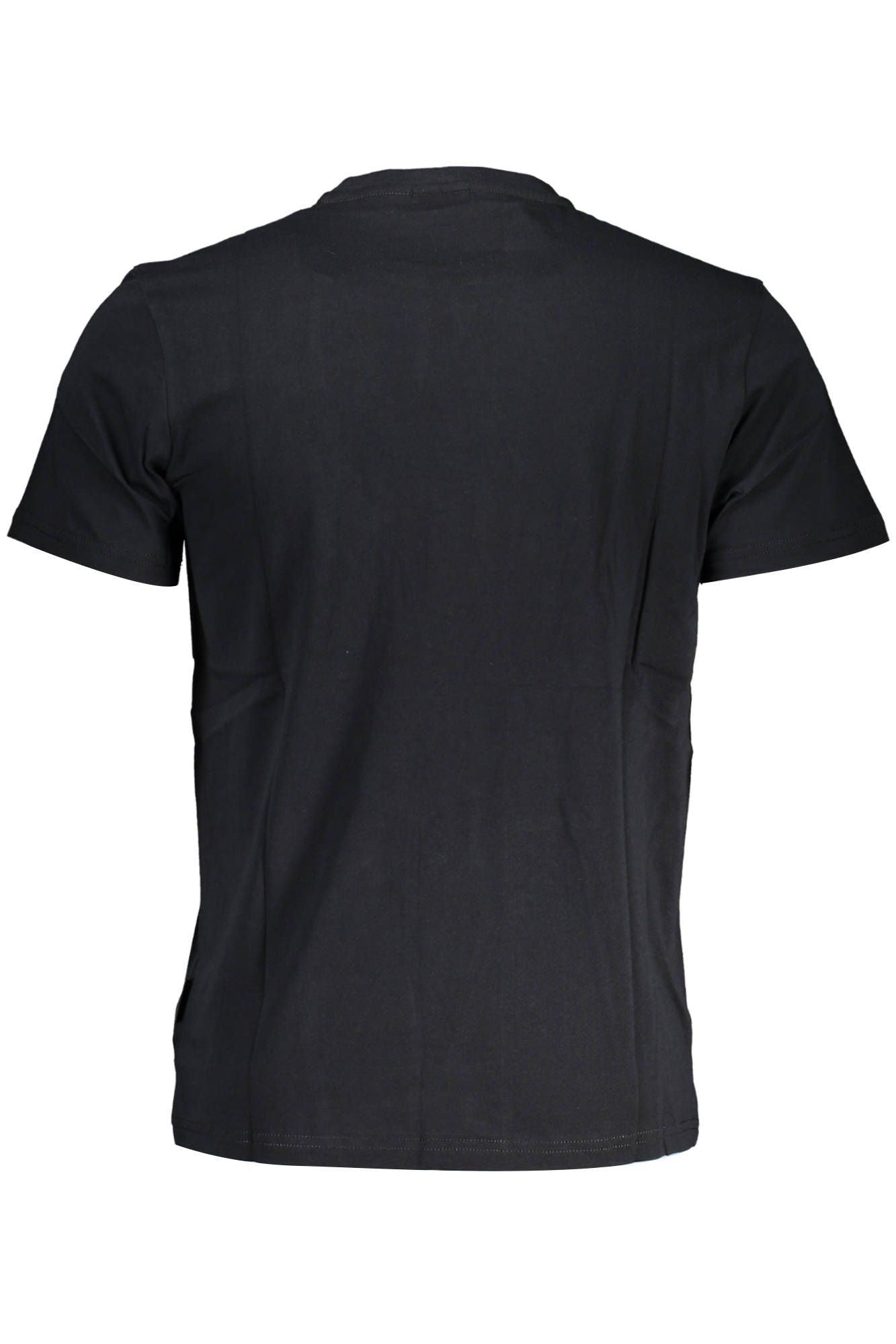 Elegant Embroidered Black Cotton Tee