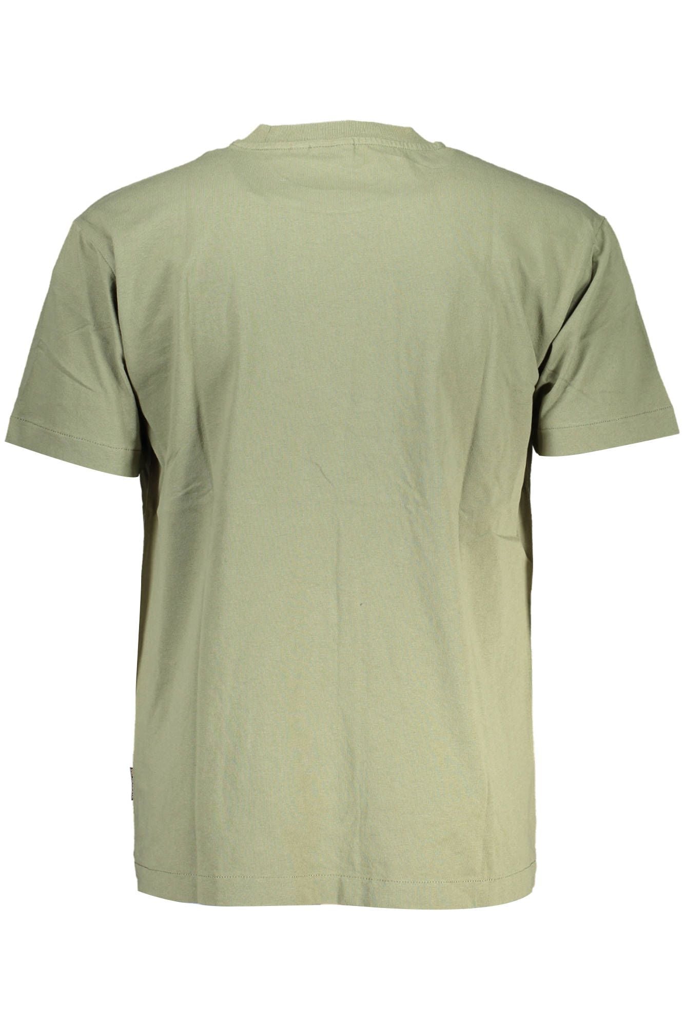 Emerald Elegance Cotton Tee for Men