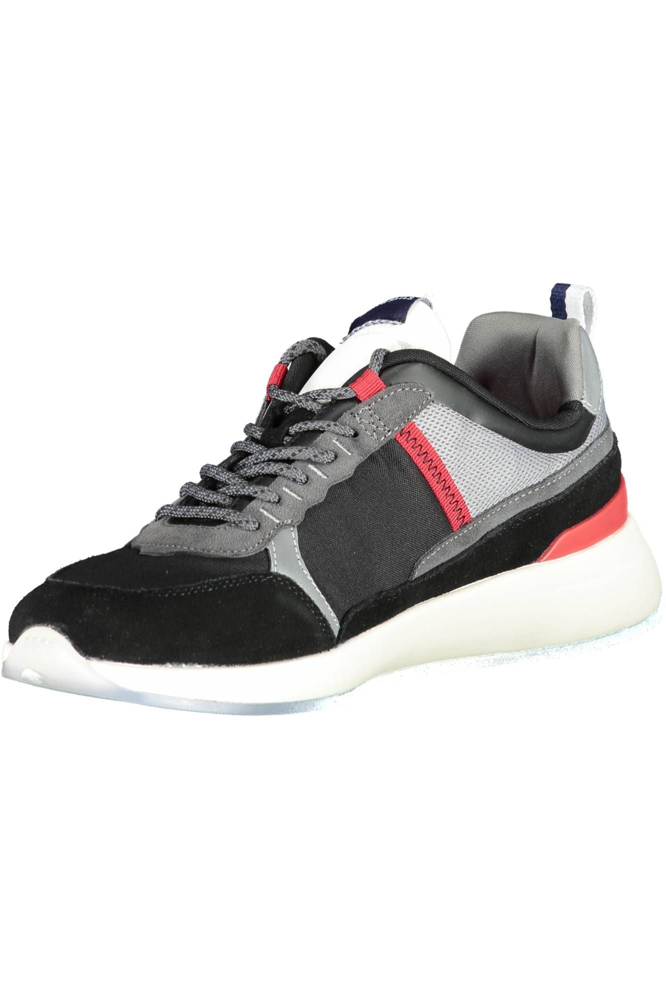 North Sails Sleek Black Leather Sneakers