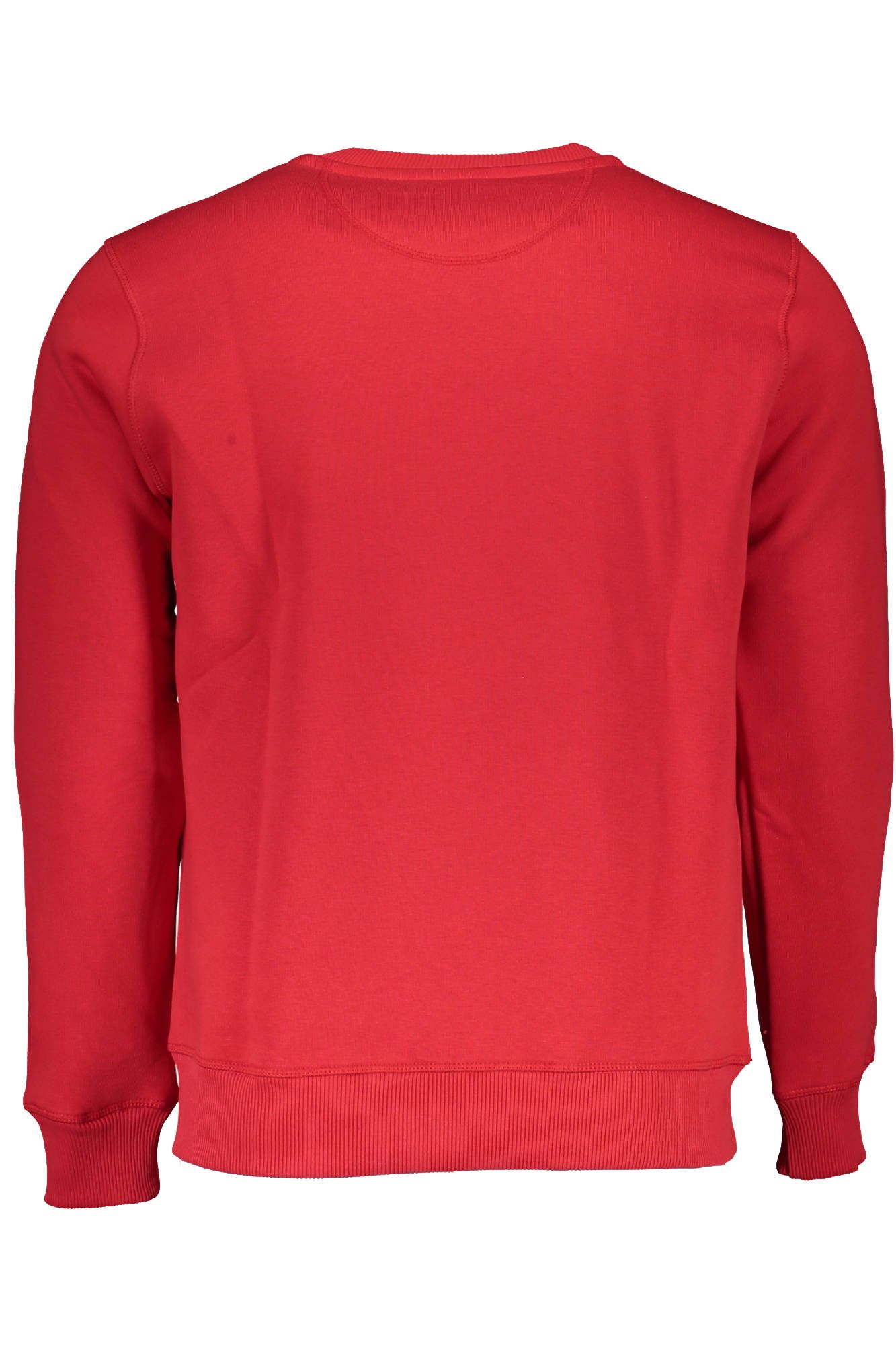 Sophisticated Red Round Neck Sweatshirt