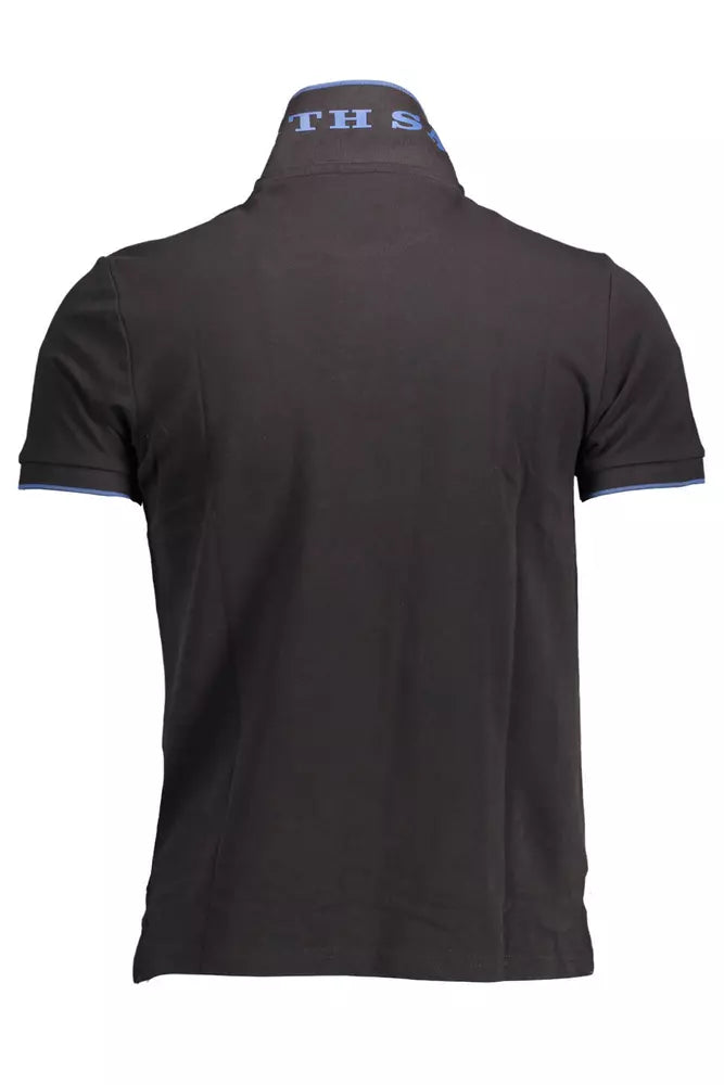 Elegant Contrasting Polo Shirt