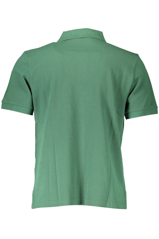 Green Cotton Polo Shirt