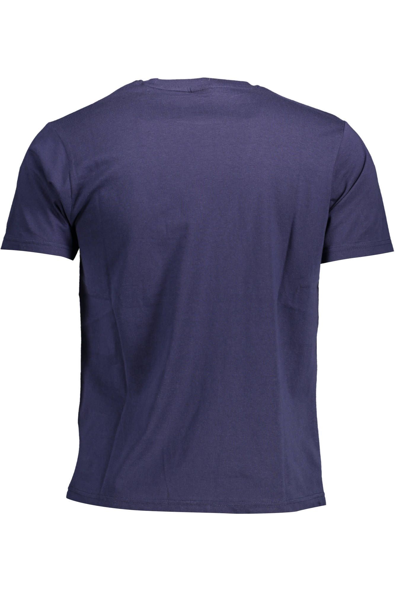Nautical Blue Cotton Crew Neck Tee