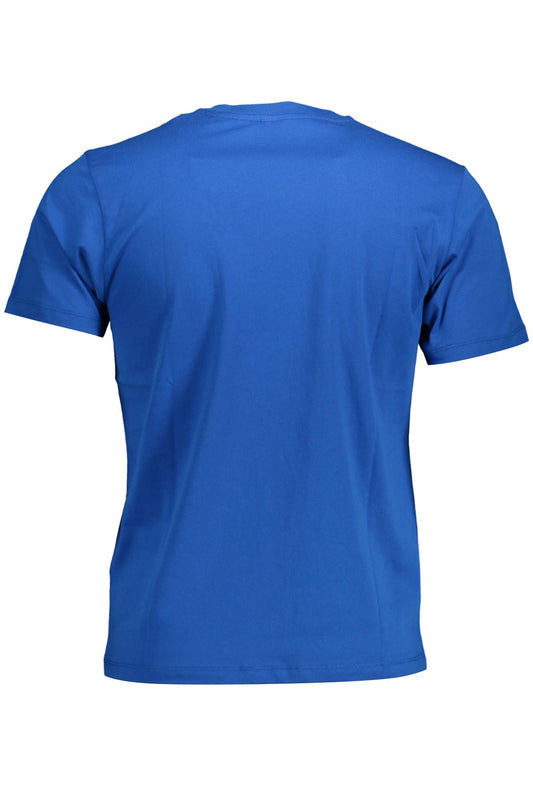 Classic Blue Logo Tee with Natural Fibers