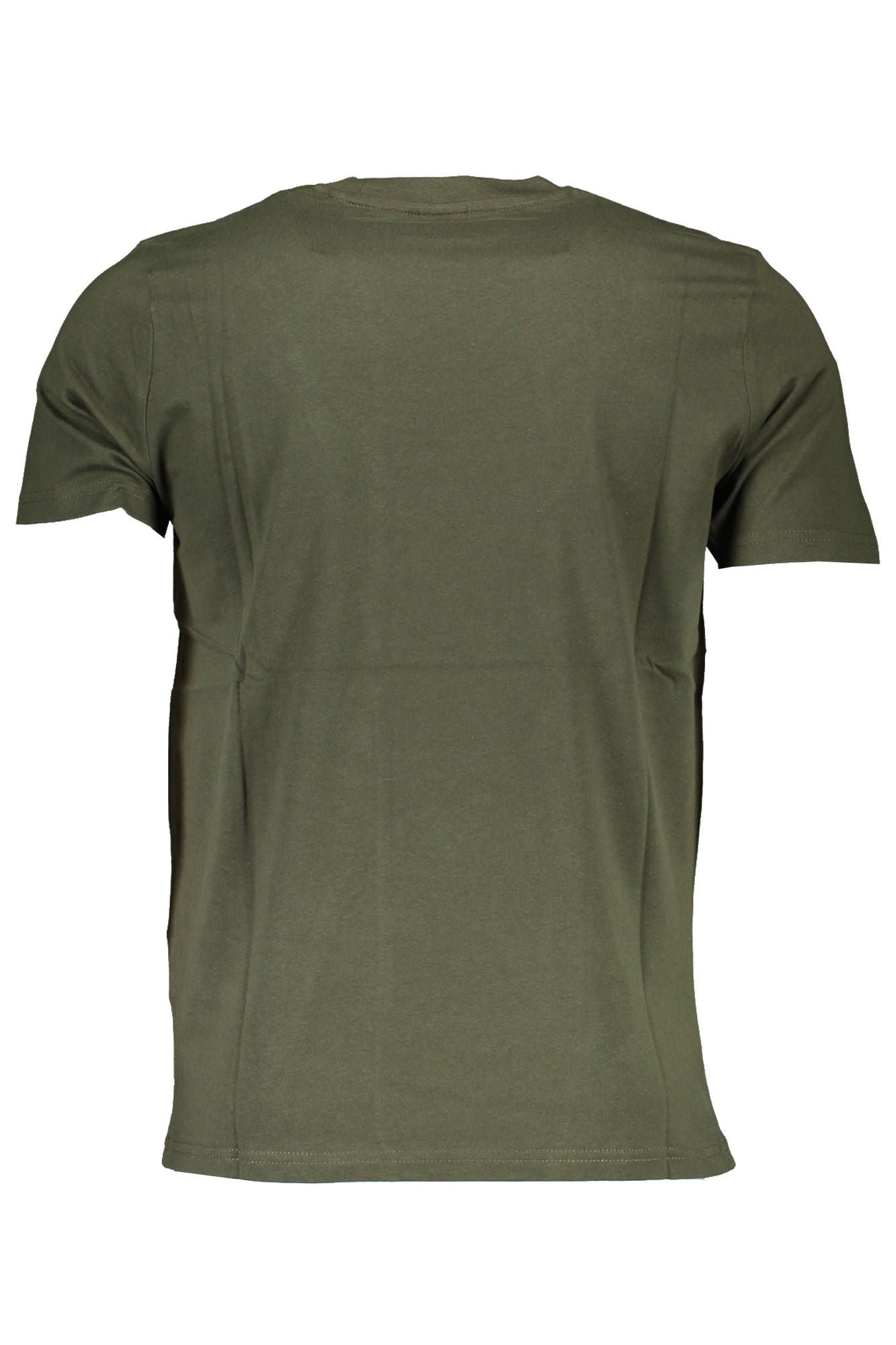 Green Short-Sleeved Round Neck T-Shirt