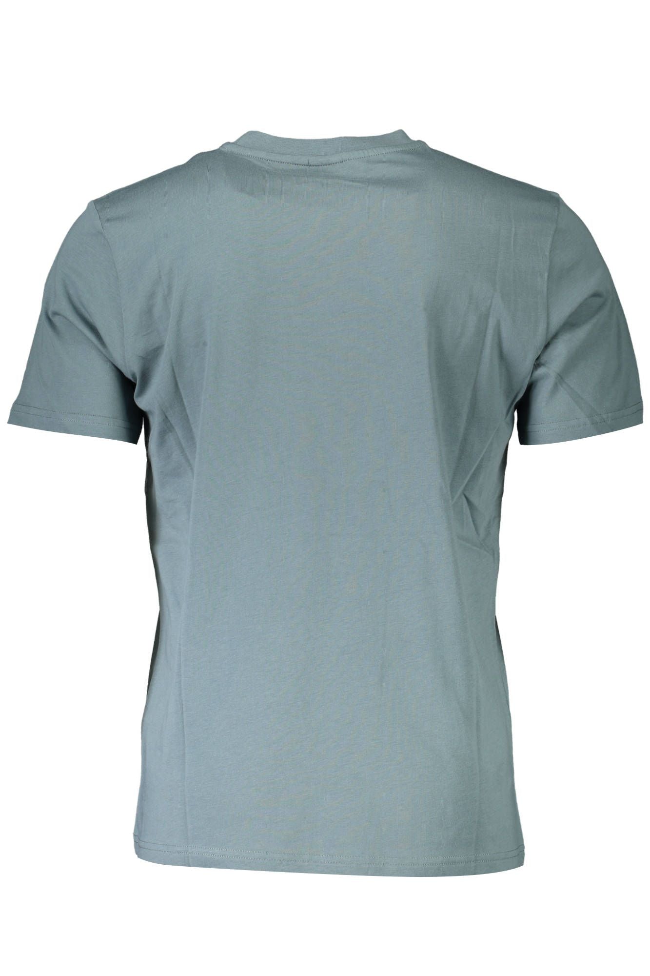 Green Cotton Logo Tee with Stylish Print
