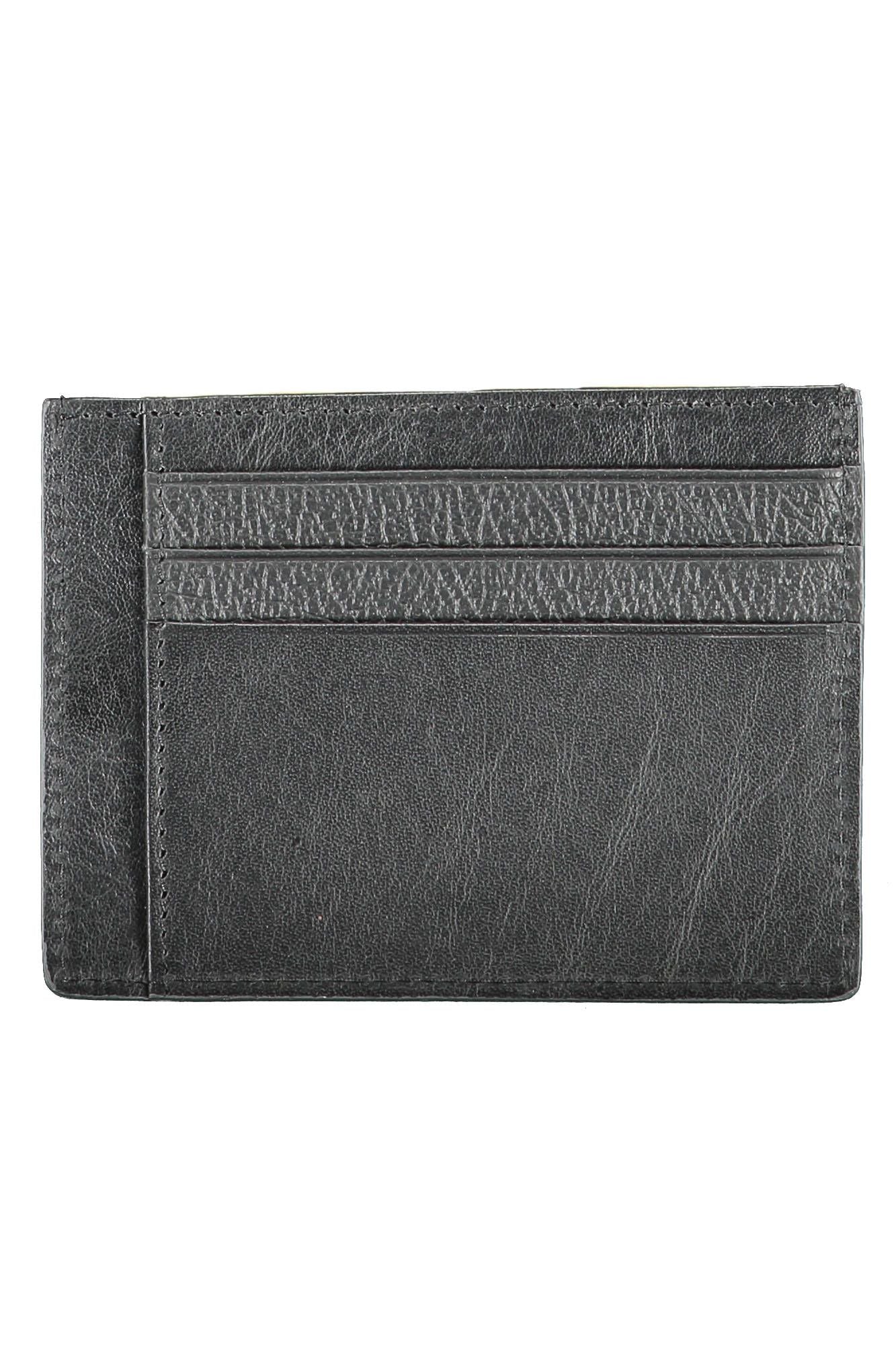Sleek Leather Card Holder with RFID Block