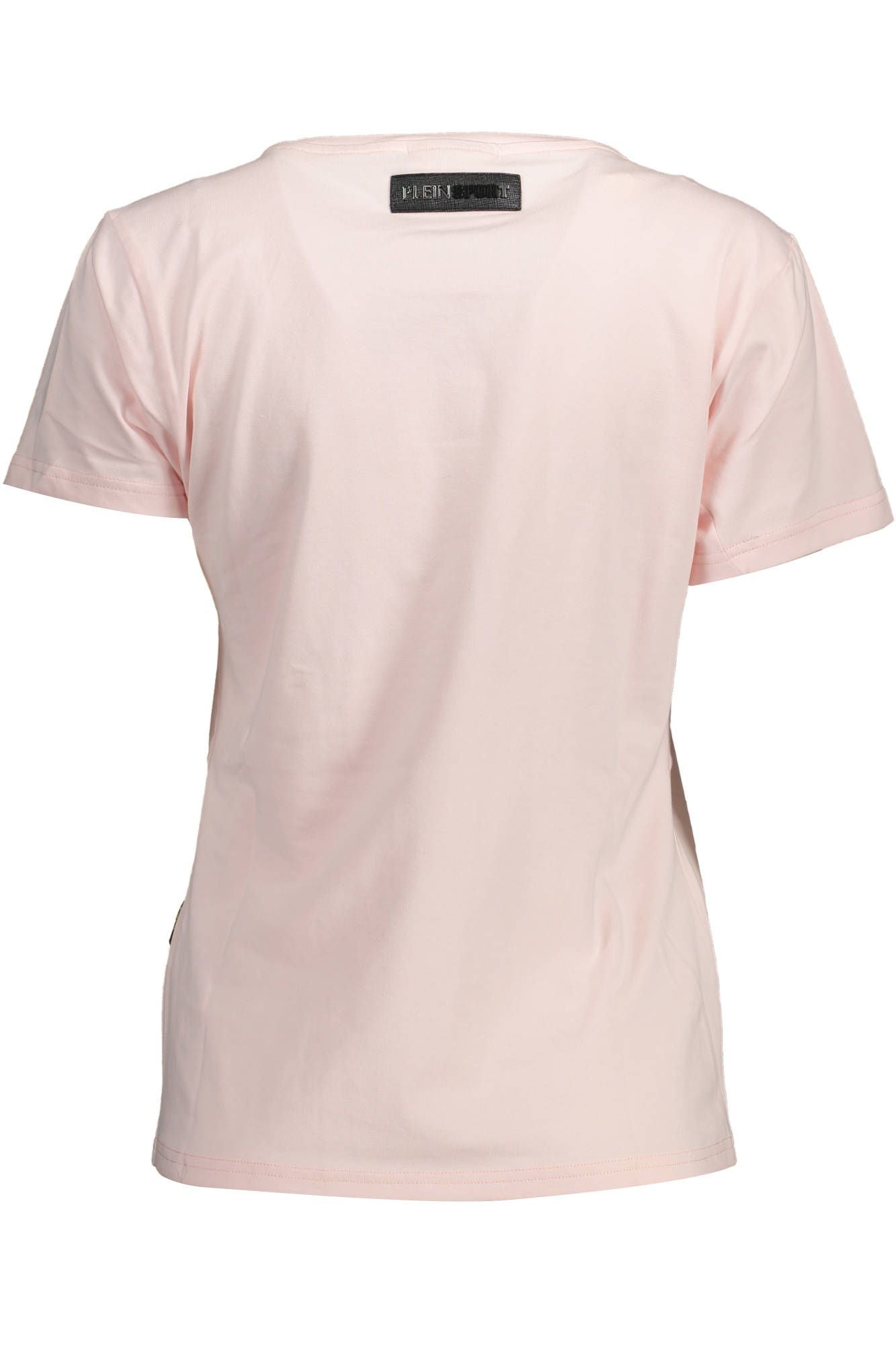 Electric Pink Crew Neck Logo Tee