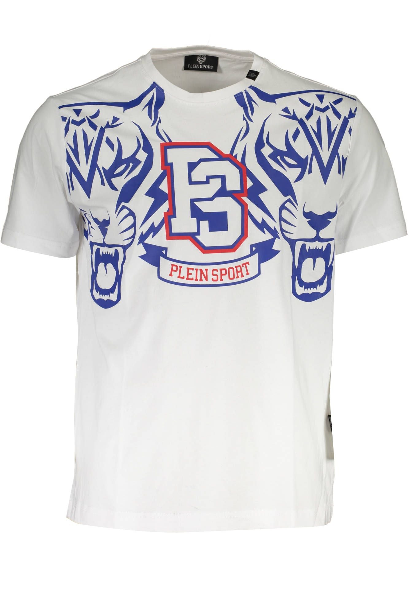 Sleek White Crew Neck Designer Tee