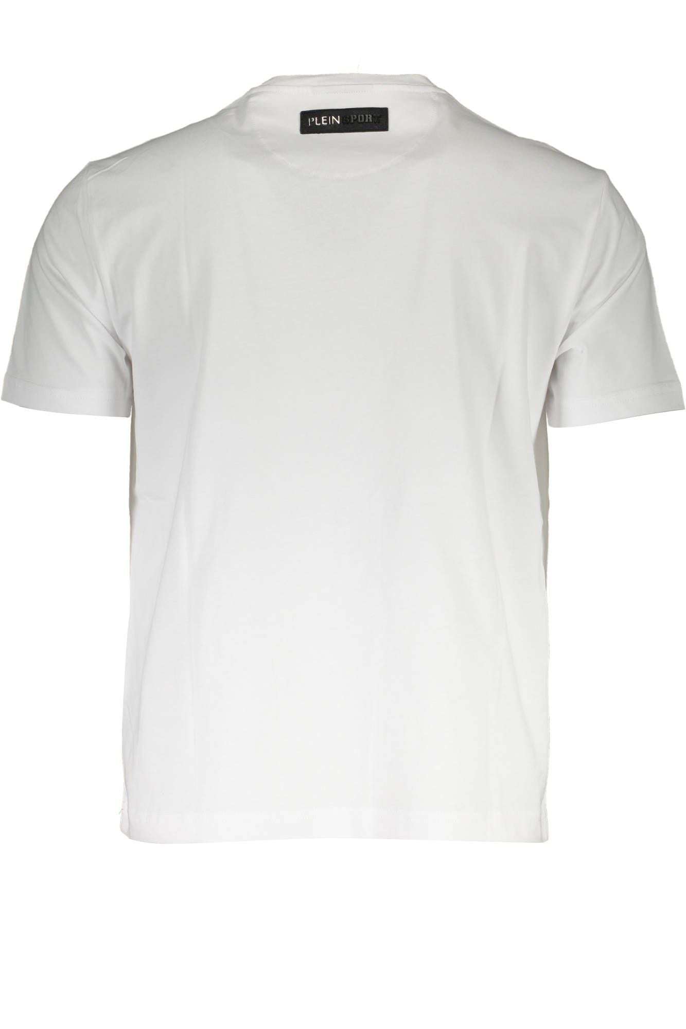 Sleek White Crew Neck Designer Tee