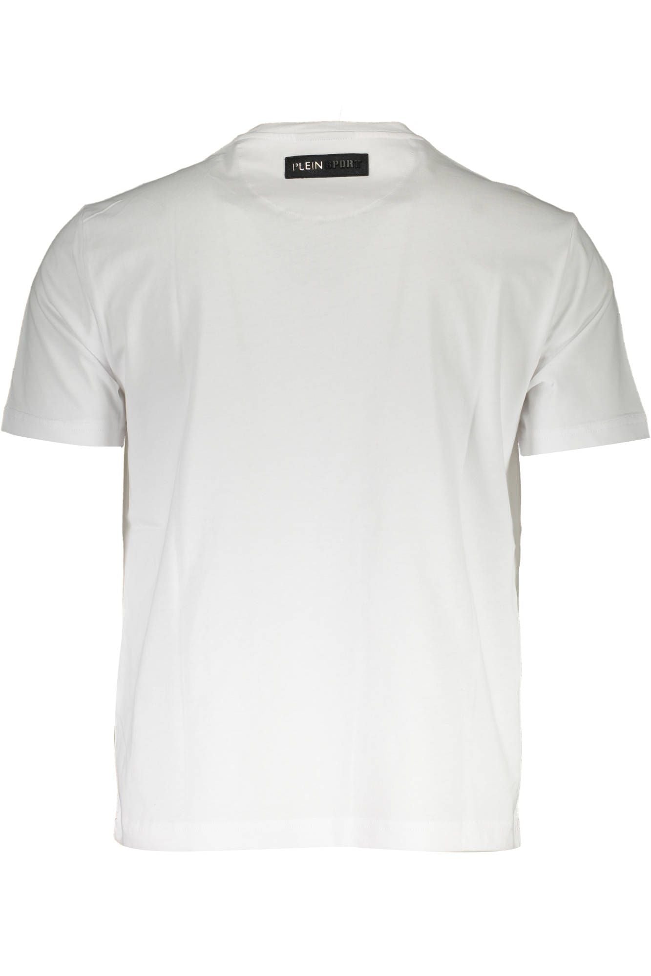Pristine White Cotton Crew Neck Tee