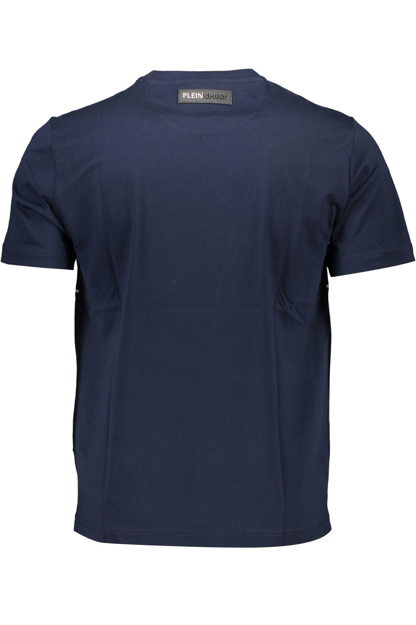 Crew Neck Cotton Tee with Bold Print