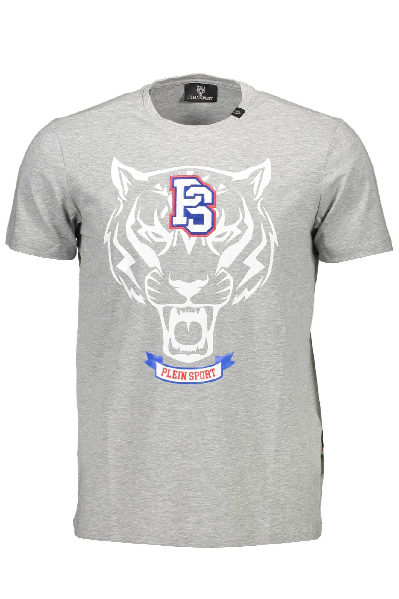 Sleek Contrasting Detail Crew Neck Tee