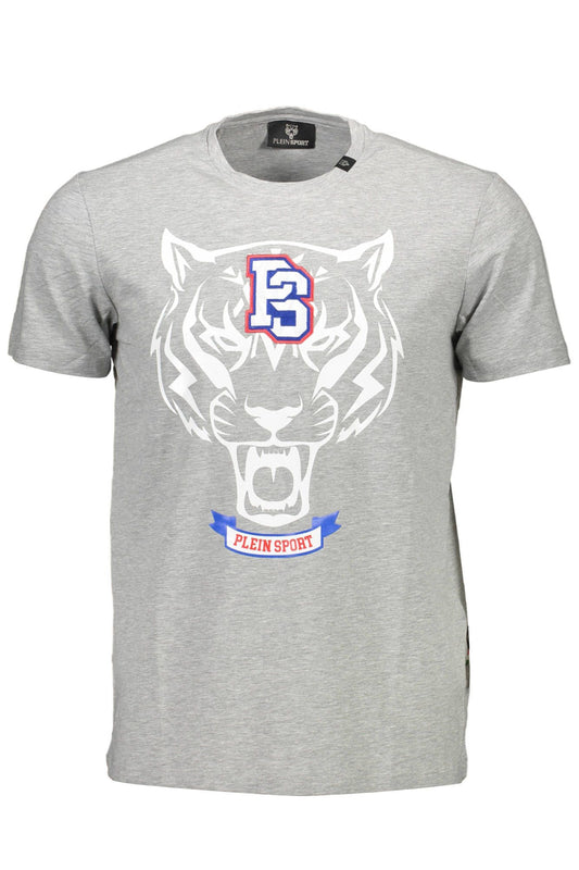 Sleek Contrasting Detail Crew Neck Tee