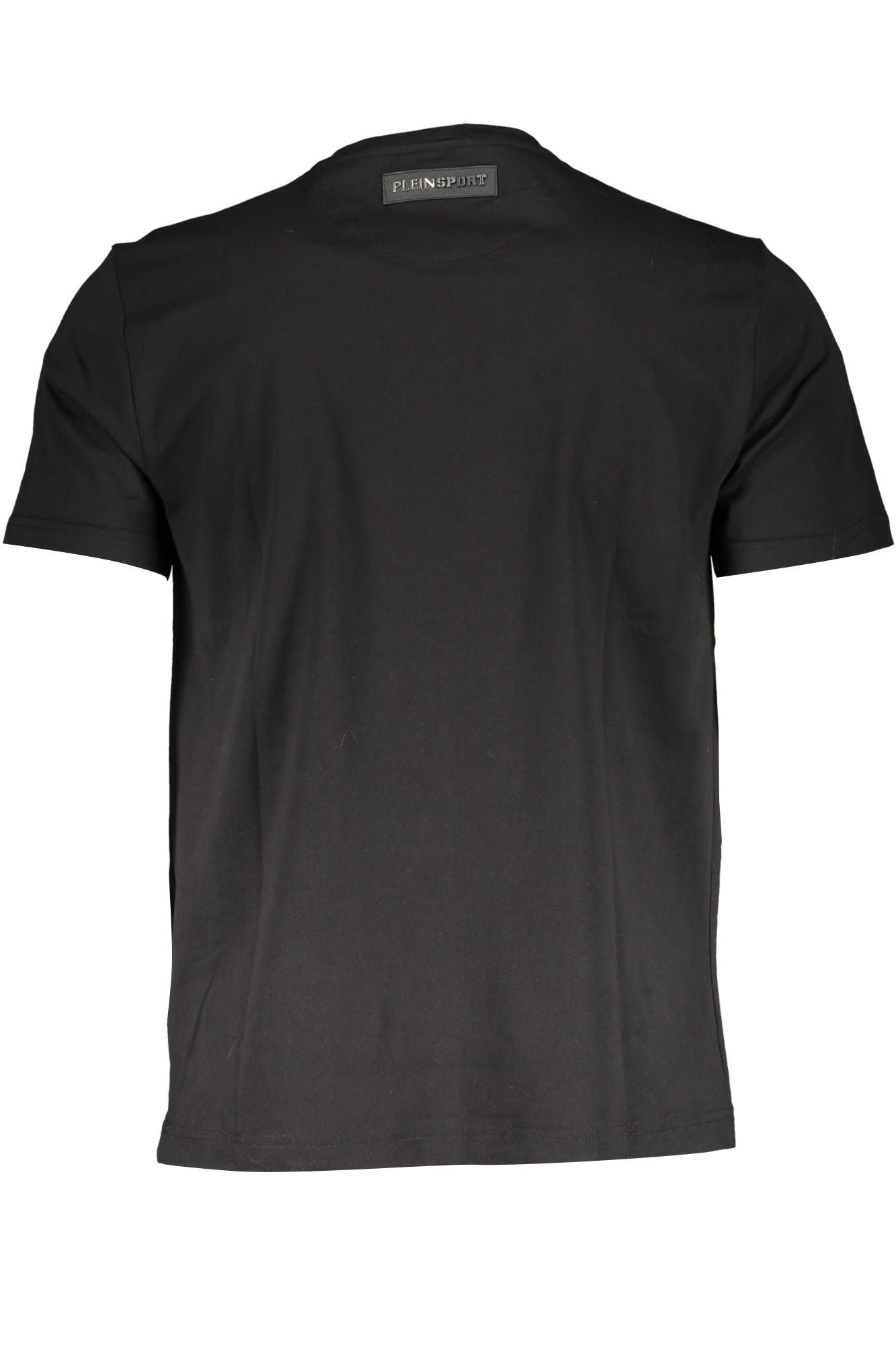 Sleek Cotton Crew Neck Tee with Bold Print