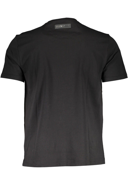 Sleek Cotton Crew Neck Tee with Bold Print