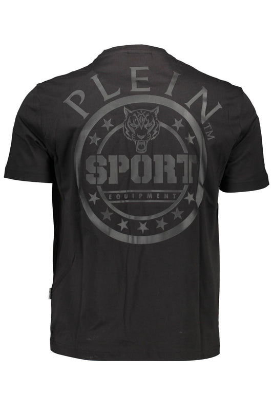 Sleek Short Sleeve Crew Neck Tee with Bold Accents