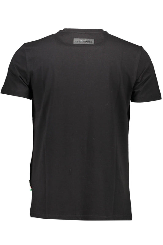 Plein Sport Cotton Crew Neck Tee with Logo