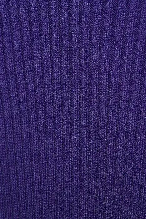 Lavish Ribbed Longline Dress with High Neck