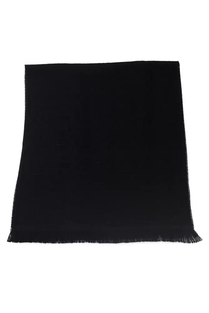 Monogrammed Fringe Scarf in Luxe Wool Blend