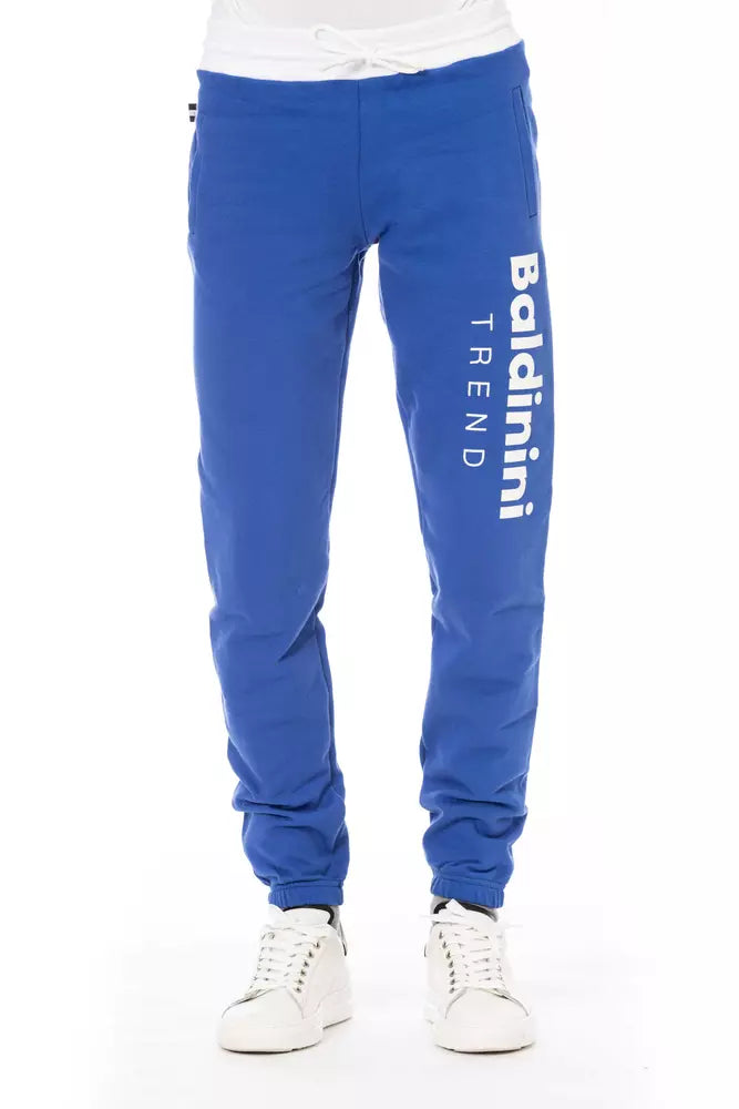 Elegant Fleece Sport Pants - Lace-Up & Logo Detail