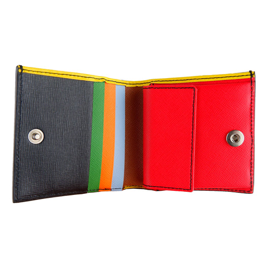 Chic Chain Wallet in Vibrant Yellow