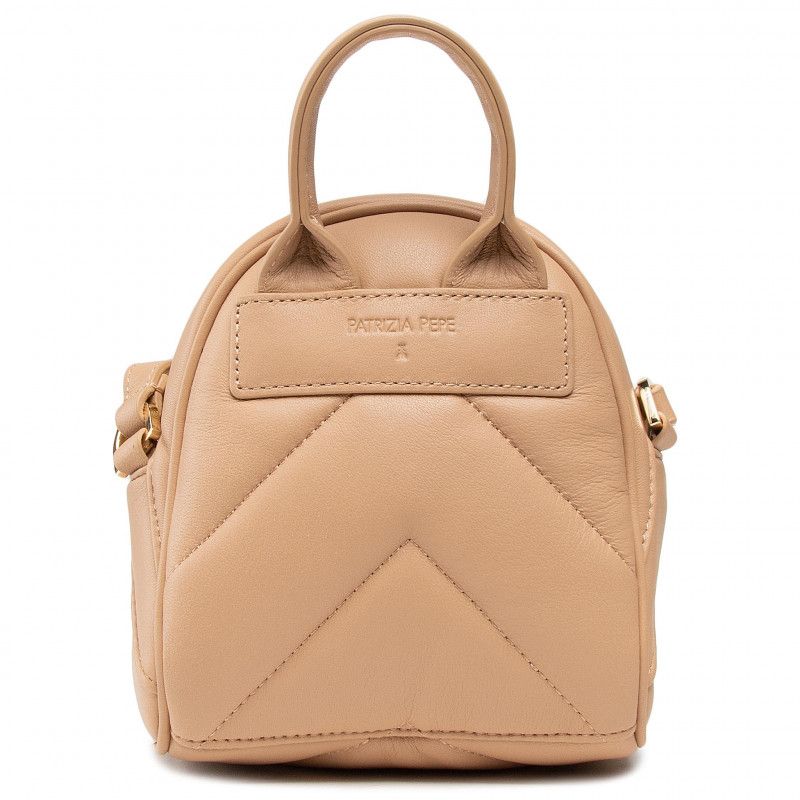 Elegant Beige Leather Crossbody Bag
