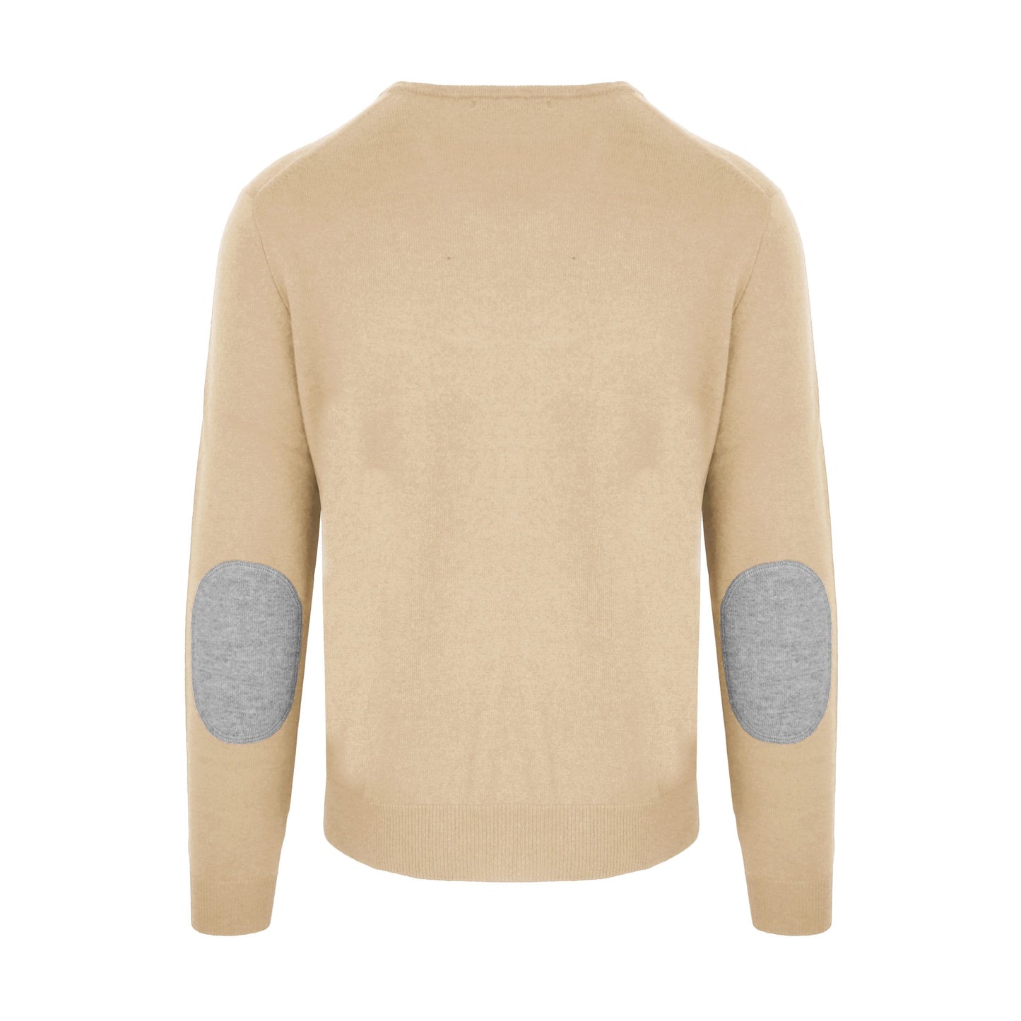 Beige Cashmere Blend Roundneck Sweatshirt