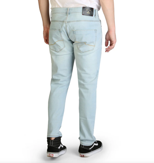 Sleek Slim Fit Light Blue Denim