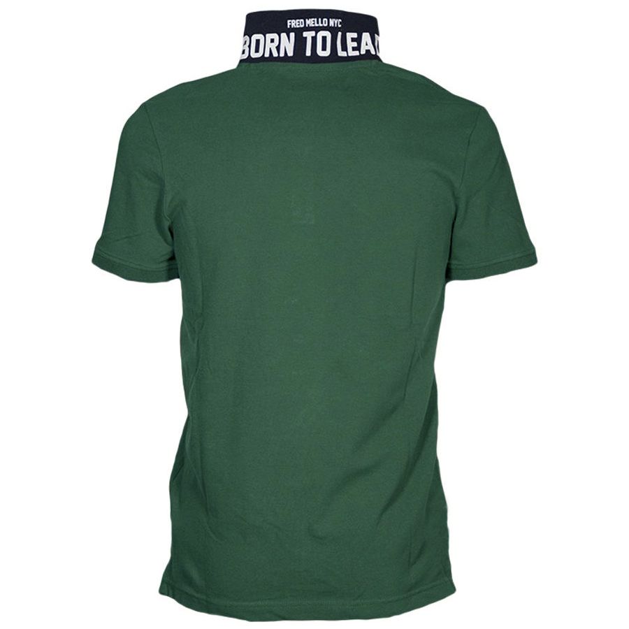 Embossed Logo Cotton Polo Shirt - Short Sleeved