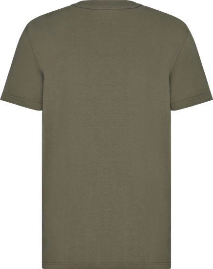 Elegant Green Jersey Cotton Tee with Iconic Emblem