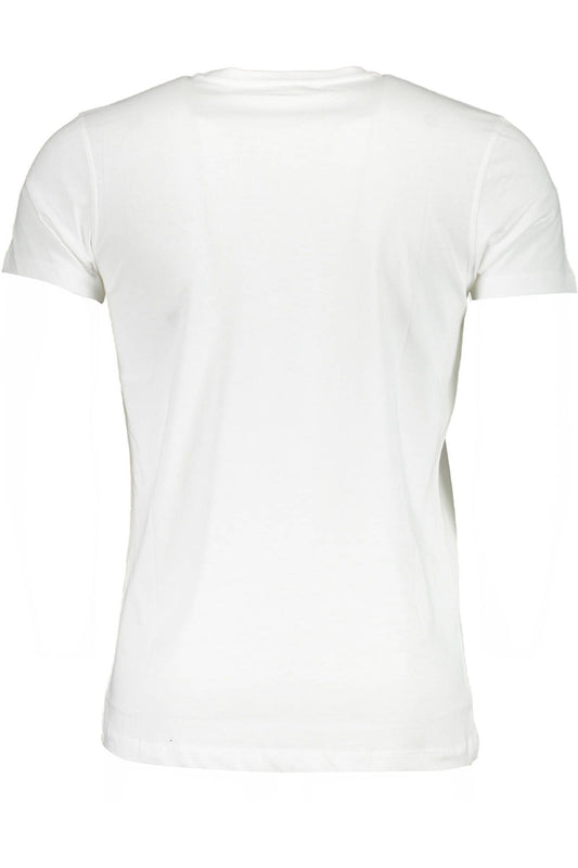 Elegant White Graphic Crew Neck Tee