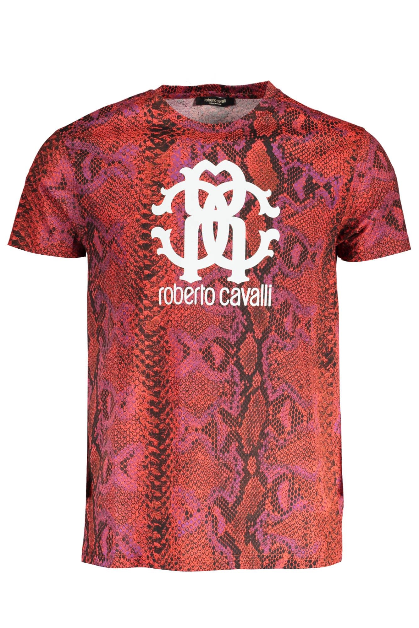 Radiant Red Printed Logo Tee