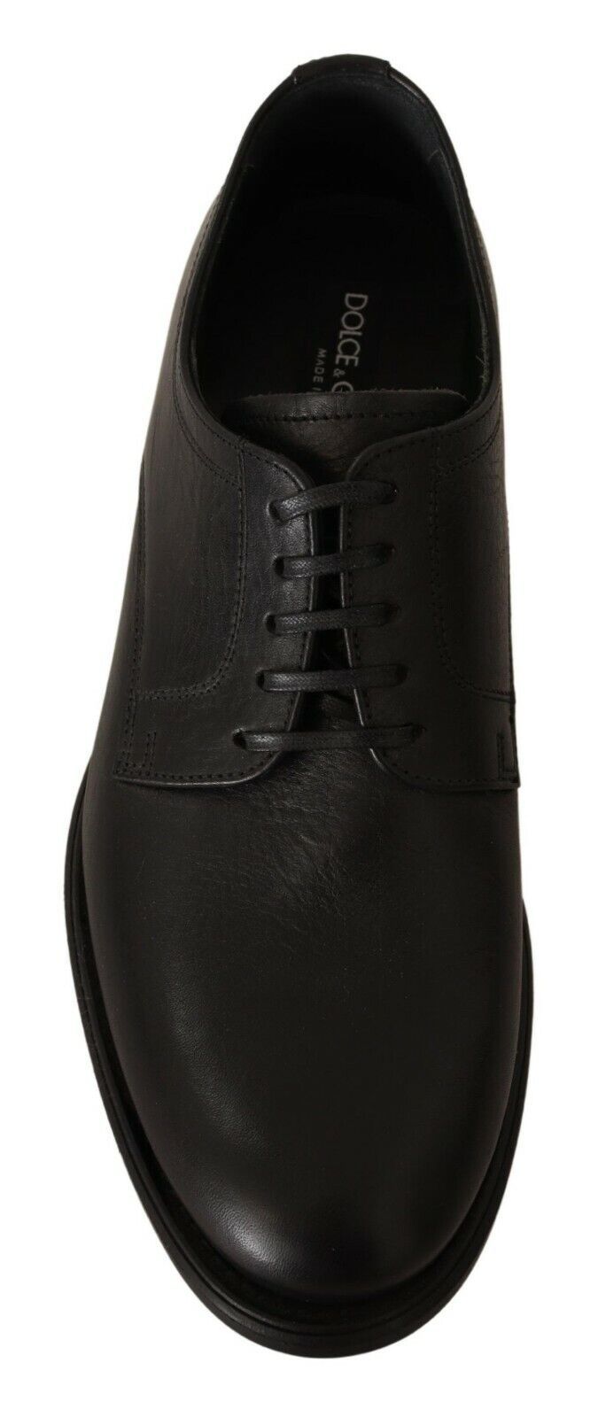 Elegant Black Leather Derby Shoes