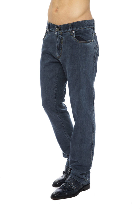 Embroidered Italian Regular Fit Jeans