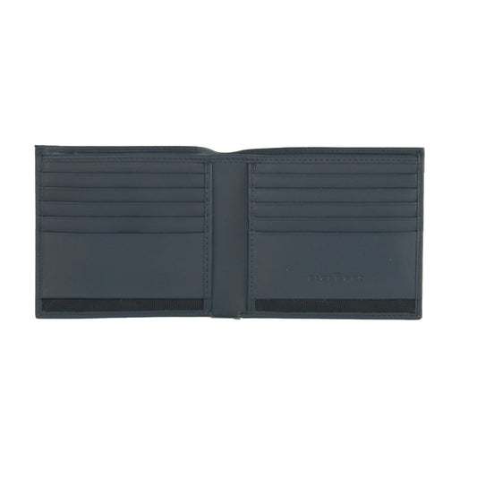 Sleek Navy Leather Wallet for the Modern Gentleman