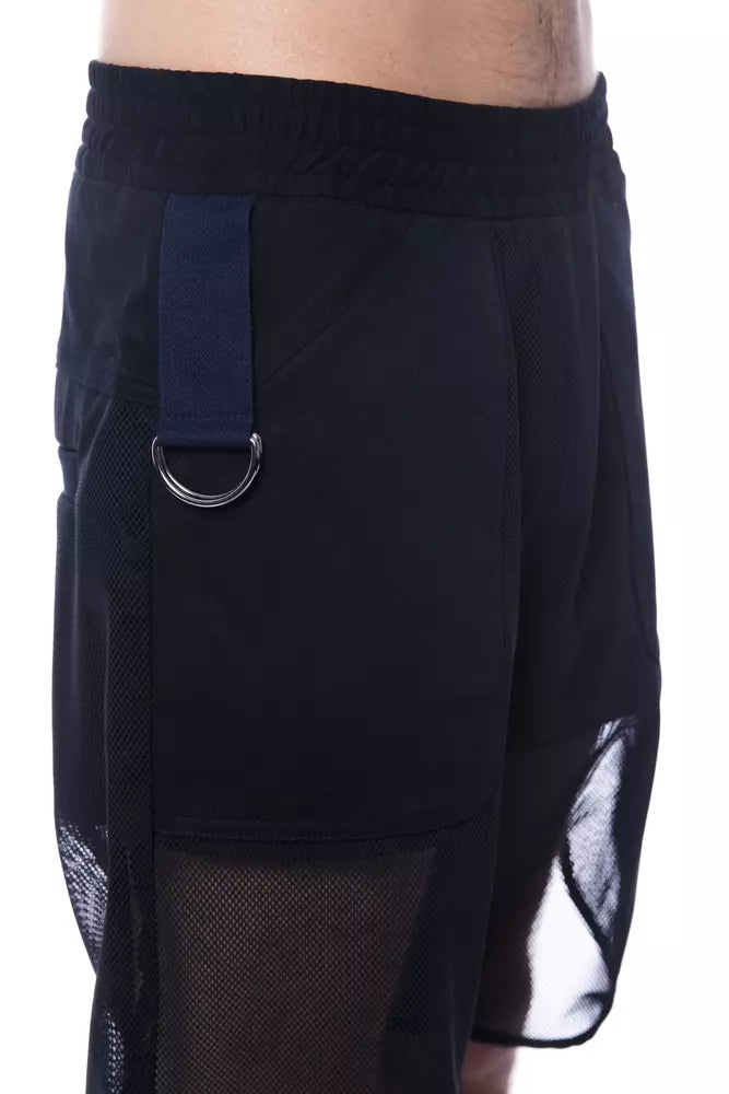 Elevate Your Style with Chic Transparent-Panel Shorts