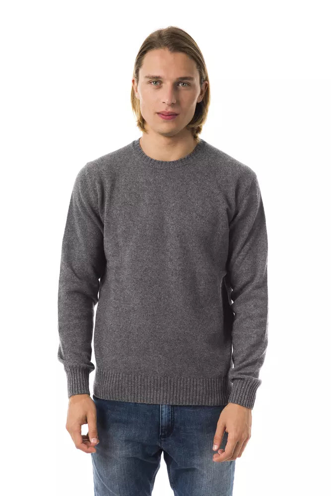 Elegant Embroidered Wool-Cashmere Sweater